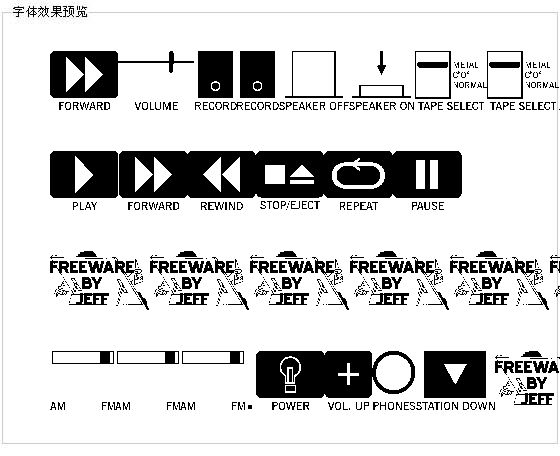 Buttonsswitches字体