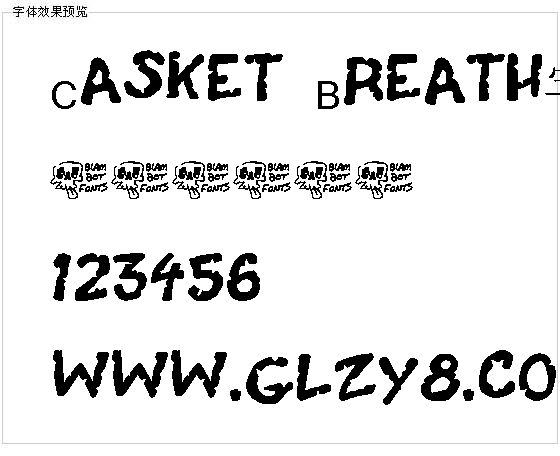 Casket Breath字体