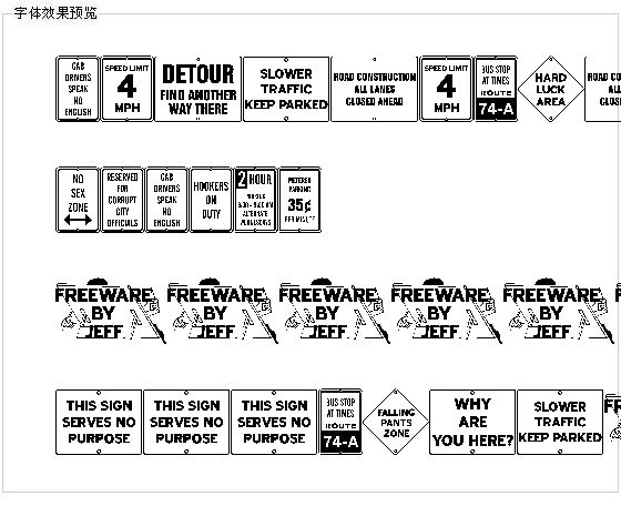 Citysigns字体