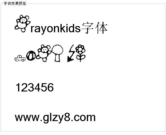 Crayonkids字体