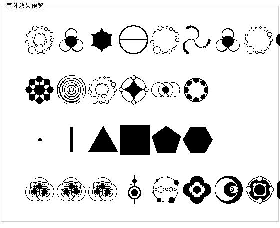 Cropcircledingbat字体