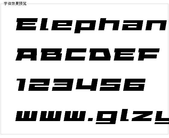 Elephanta字体