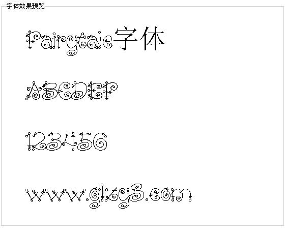 Fairytale字体