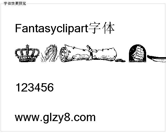 Fantasyclipart字体