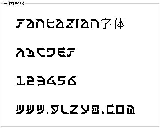 Fantazian字体