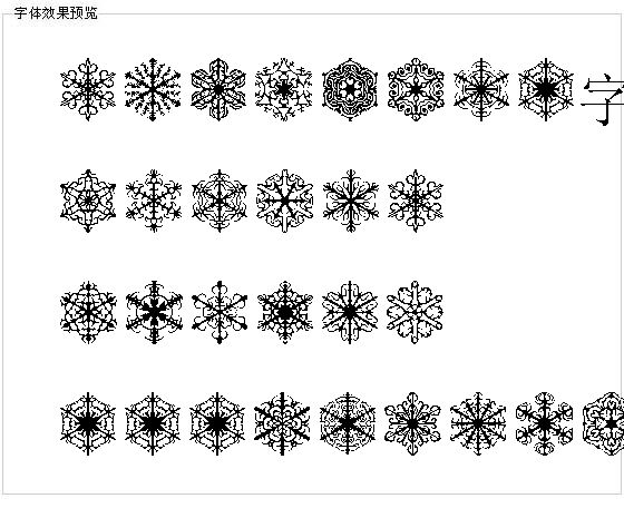 Fauxsnow字体