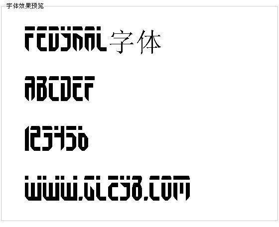 Fedyral字体