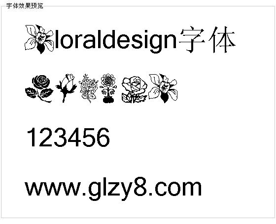 Floraldesign字体