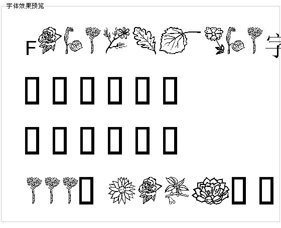 Flowershow字体