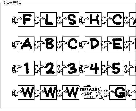 Flshcards字体