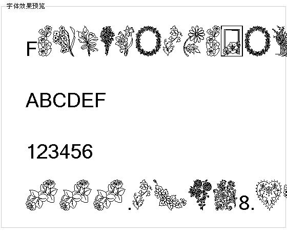 Fromthegarden字体