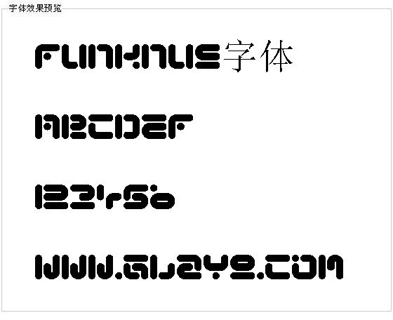 Funknus字体