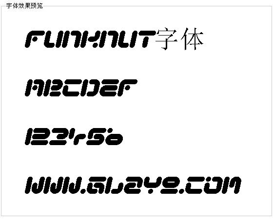 Funknut字体