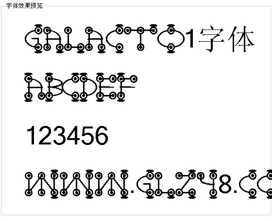 Galacto1字体