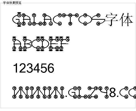 Galactos字体