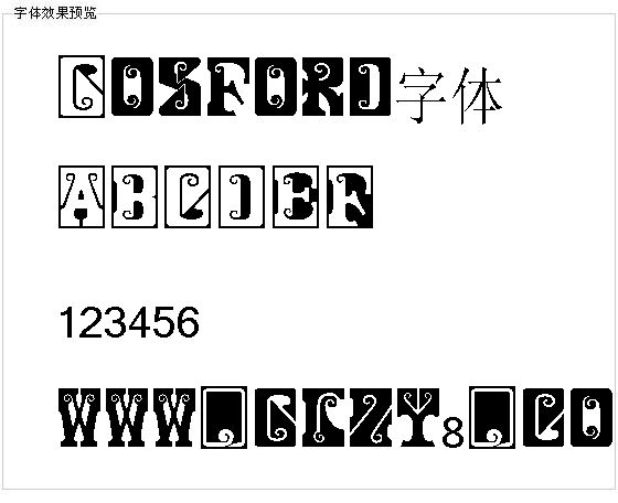 Gosford字体