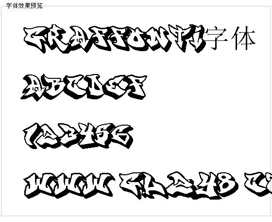 graffonti字体