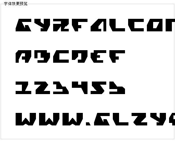 Gyrfalcon字体