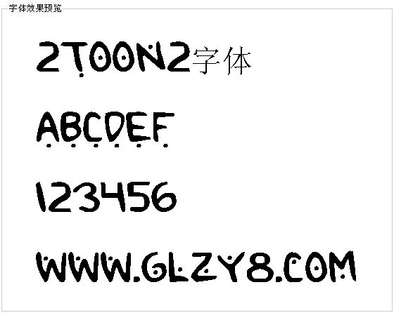 2Toon2字体