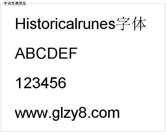 Historicalrunes字体