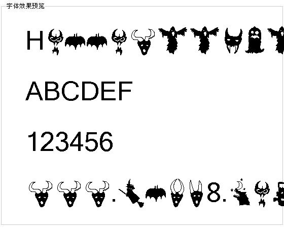 Holloweeniebats字体