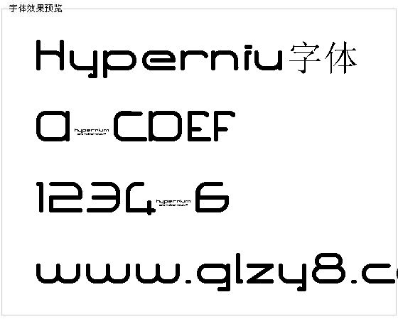 Hyperniu字体