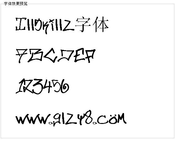 Illskillz字体