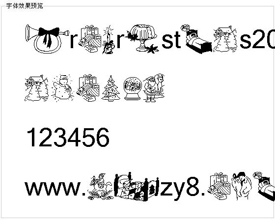 Krchristmas2002字体