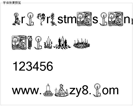 Krchristmascandle字体