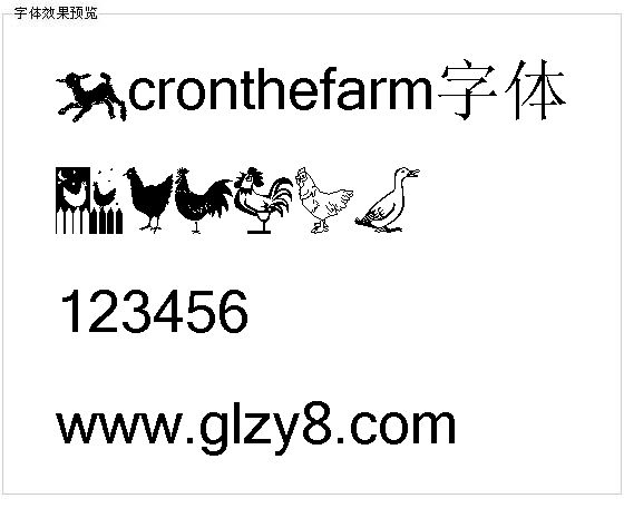 Lcronthefarm字体