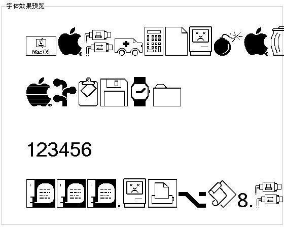 Macdingbats字体