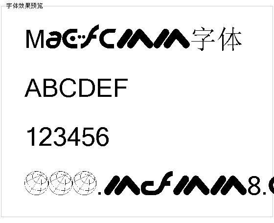 Macromx字体