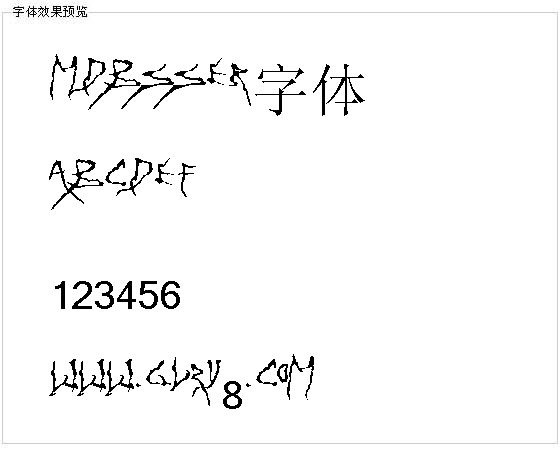 Mdbsser字体