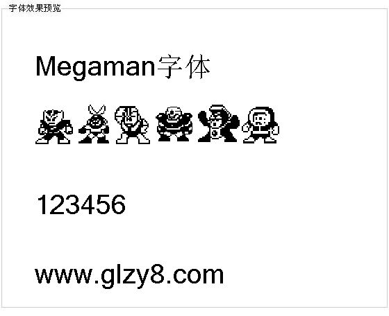 Megaman字体