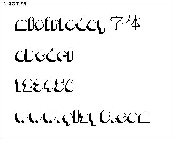 Misirloday字体