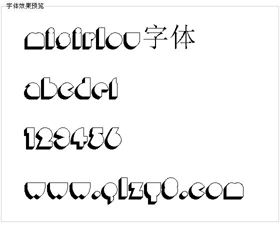 Misirlou字体