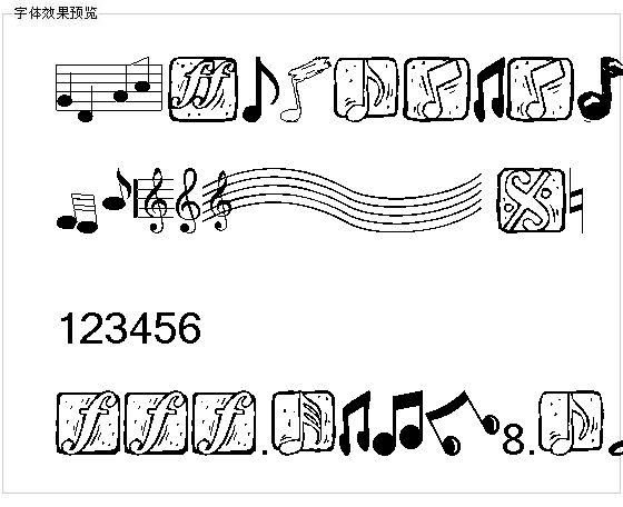 Musicelements字体