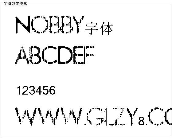 Nobby字体