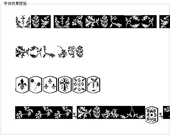 Old english dingbats字体