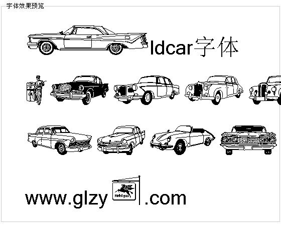 Oldcar字体