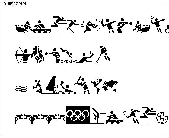 Olympicons字体