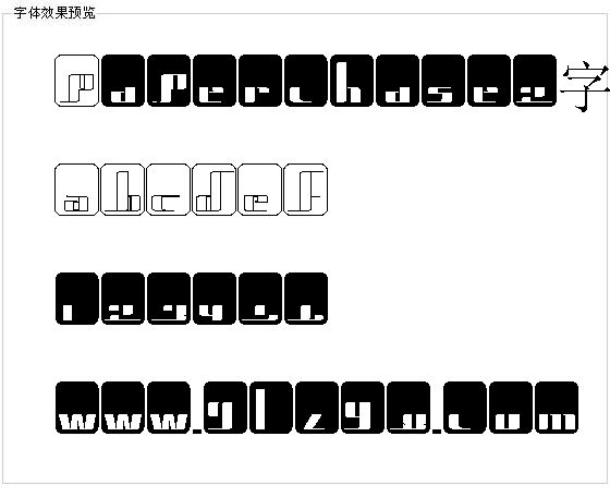 Paperchase2字体