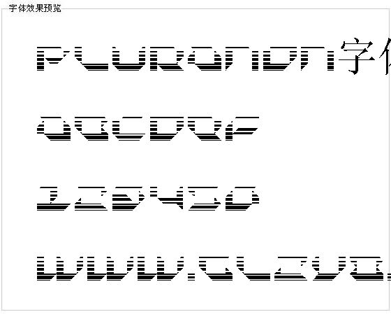 Pluranon字体