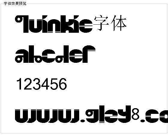 Quinkie字体