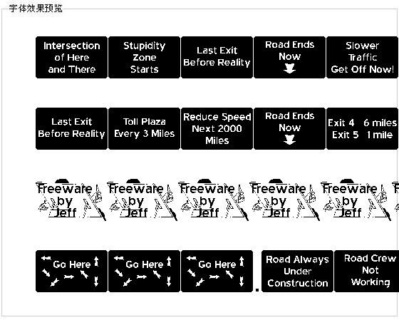 Roadtonowherejl字体