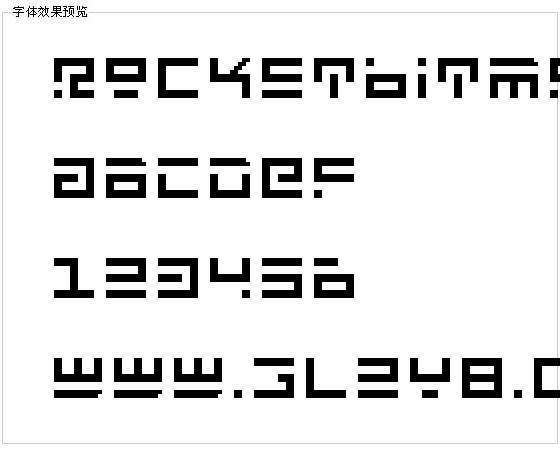 Rocketbitmap字体