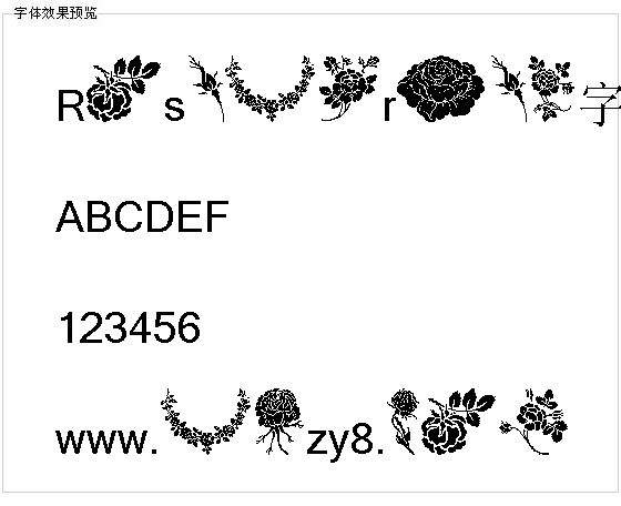 Rosegarden字体