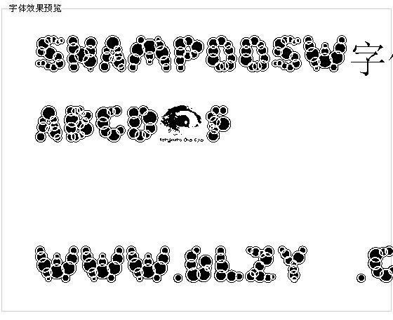 Shampoosw字体