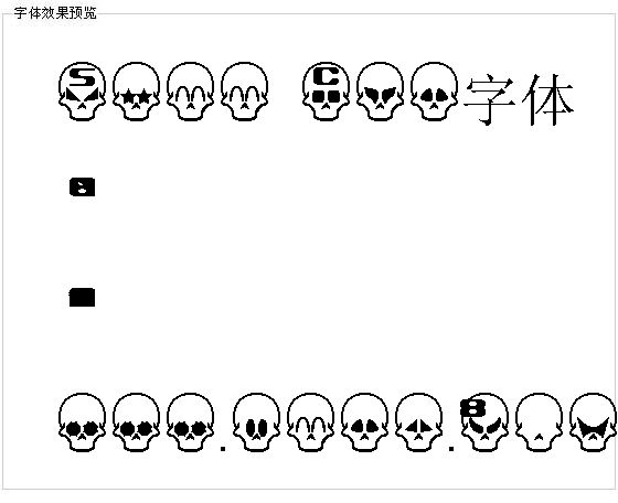 Skull Capz字体