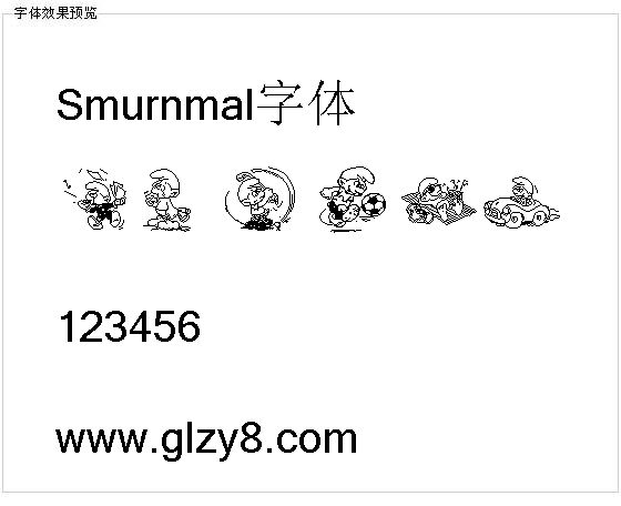 Smurnmal字体